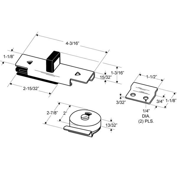 TP519 Slide Latch w/ Indicator - Image 2