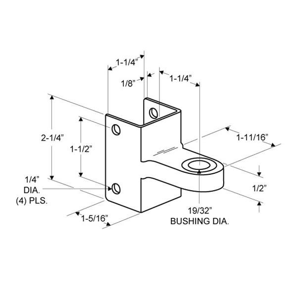 TP090 Top Hinge - Image 2
