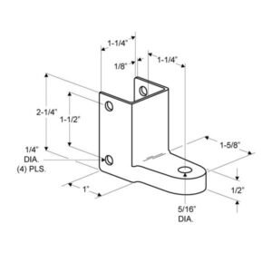 Alternative view of TP091 Bottom Hinge