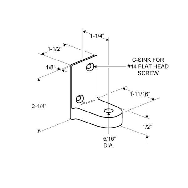 TP306 Bottom Hinge - Image 2