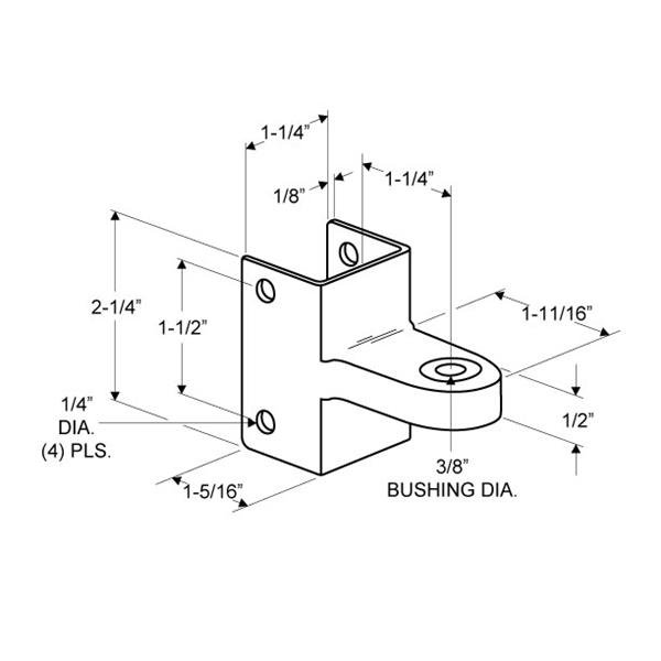TP376 Top Hinge - Image 2
