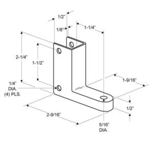 Alternative view of TP537 Bottom Hinge